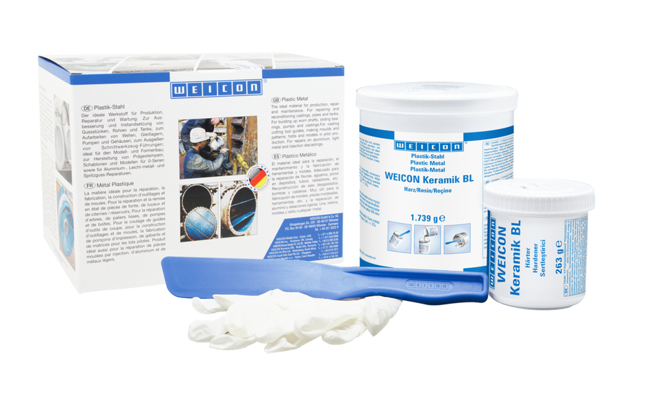 WEICON Plastik-Stahl 2 kg Keramik BL