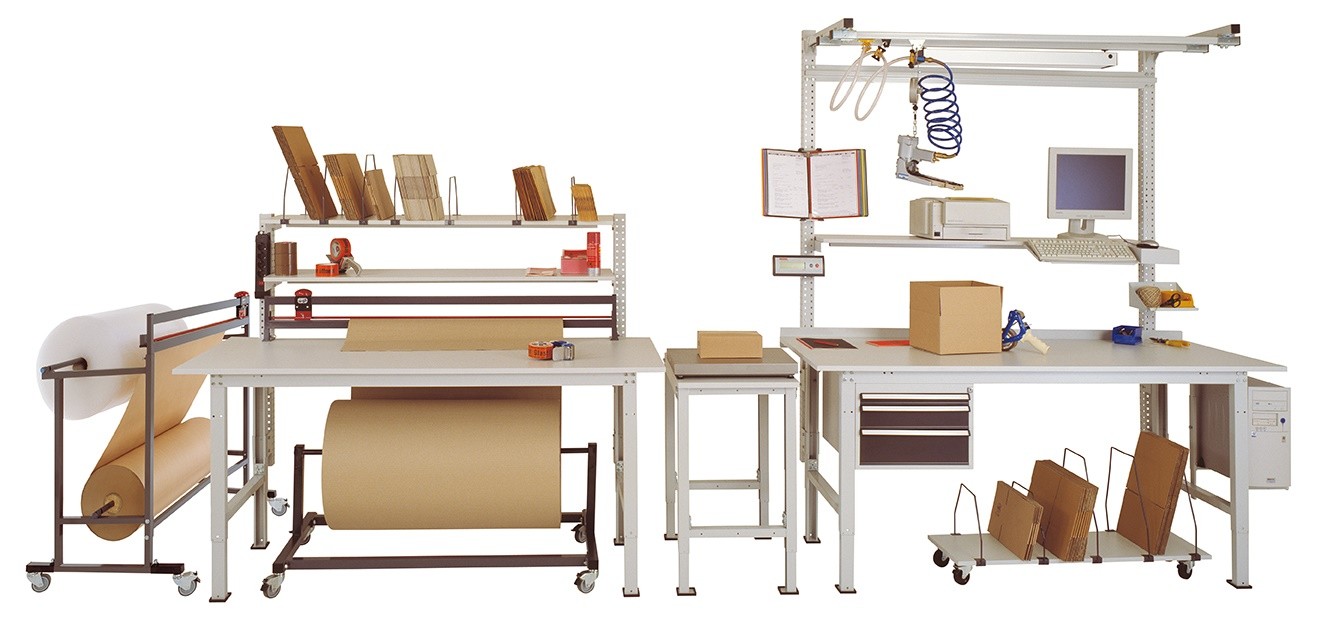 Packtischsystem