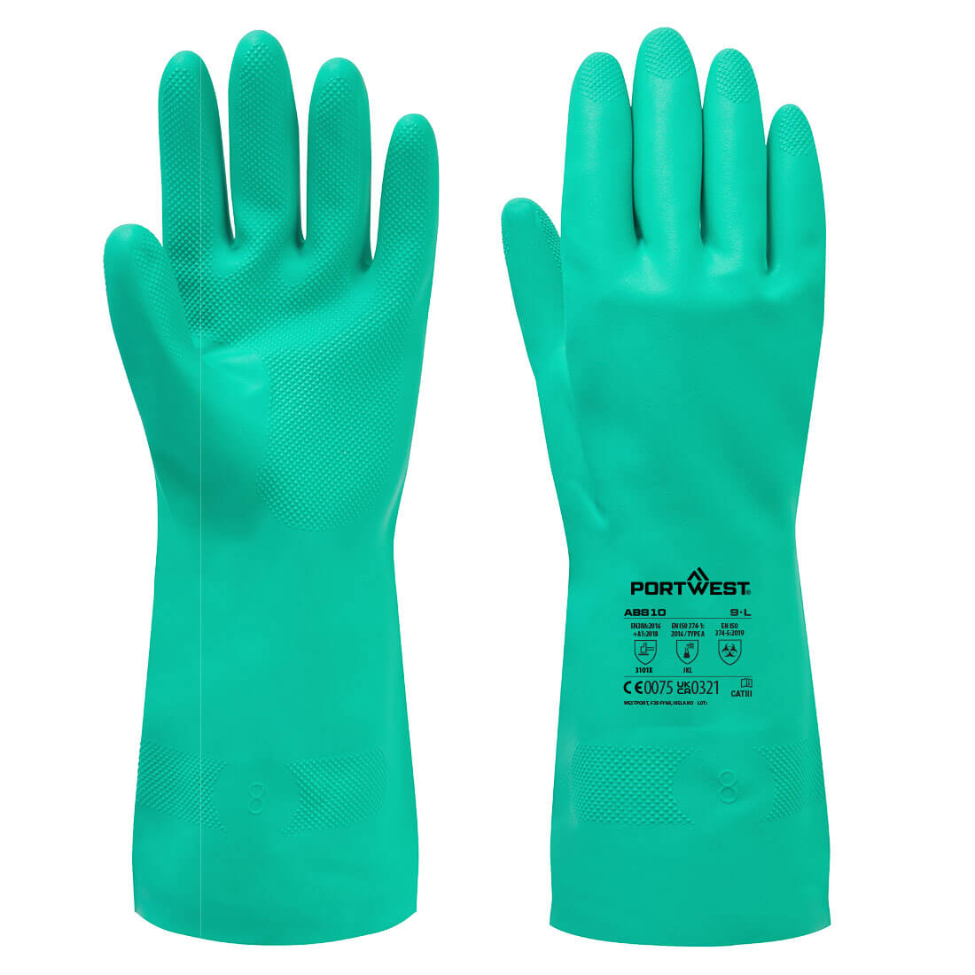 Nitrosafe Essential Multipack – Chemikalienschutz EN ISO 374-1 Typ A | Portwest AB810
