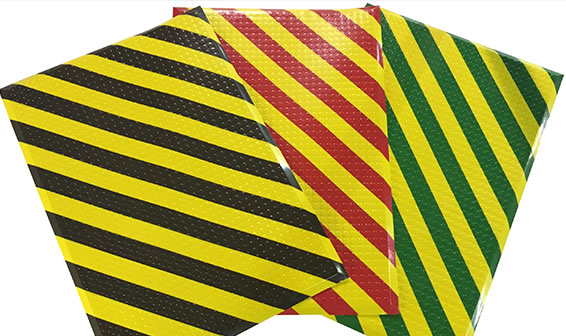 ERGOMAT Smooth Gefahren-Logomatte Schwarz/Gelb 60 x 90 cm