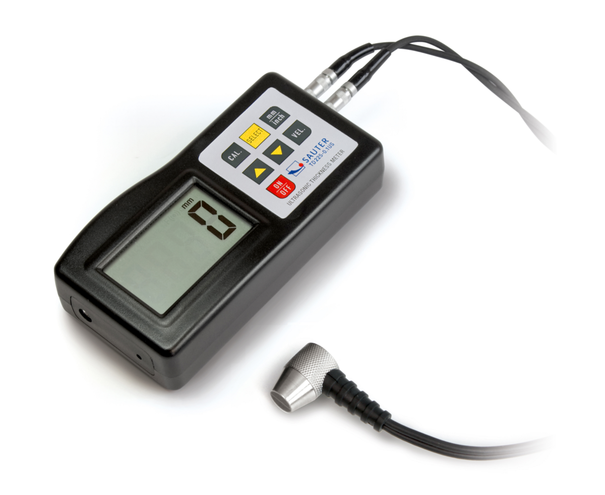 Ultraschall-Wanddickenmessgerät SAUTER TD 225 – Taschenformat
