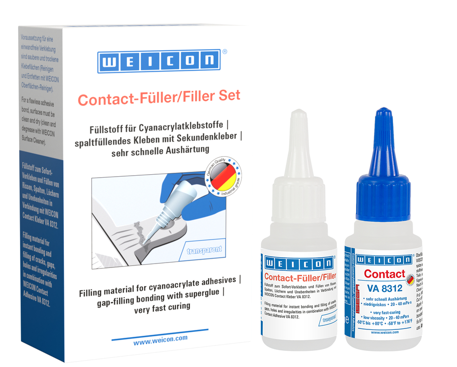 WEICON CA-Füller Set transparent