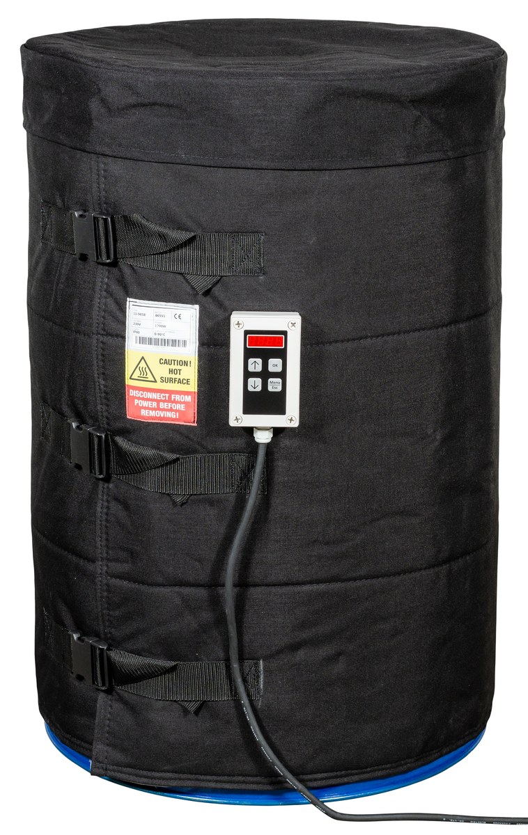 Drum heater – drum heating jacket for 10 to 220 l with digital controller up to 90 °C – view 2