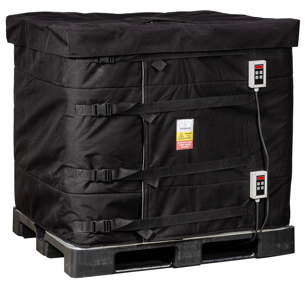 IBC heater – IBC heating jacket for 300, 640 and 1000 l with digital controller – view 3