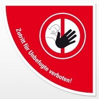 Bodenmarkierung für Türöffnungen