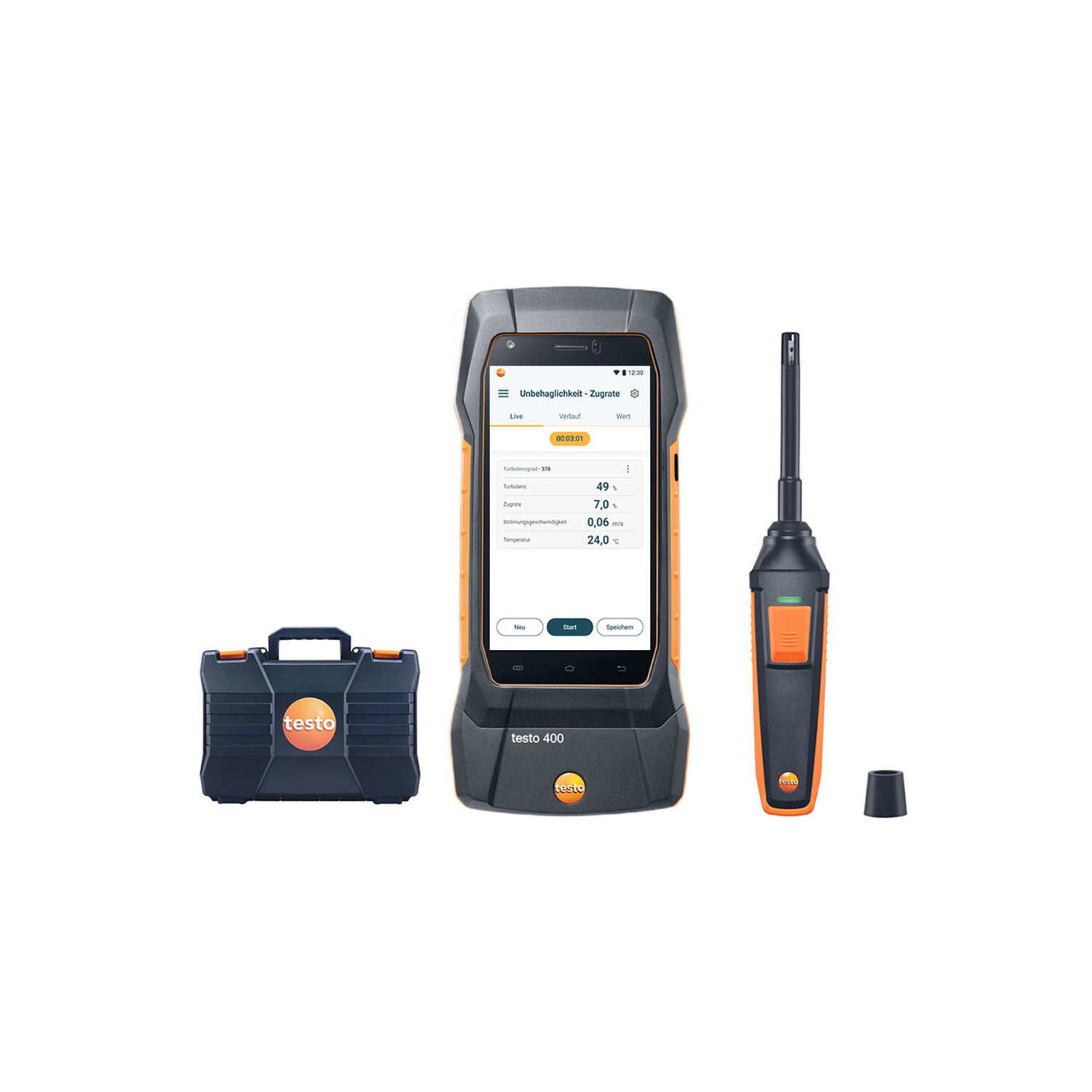 Klimamessgerät testo 400 Set Gebrauchsnormal