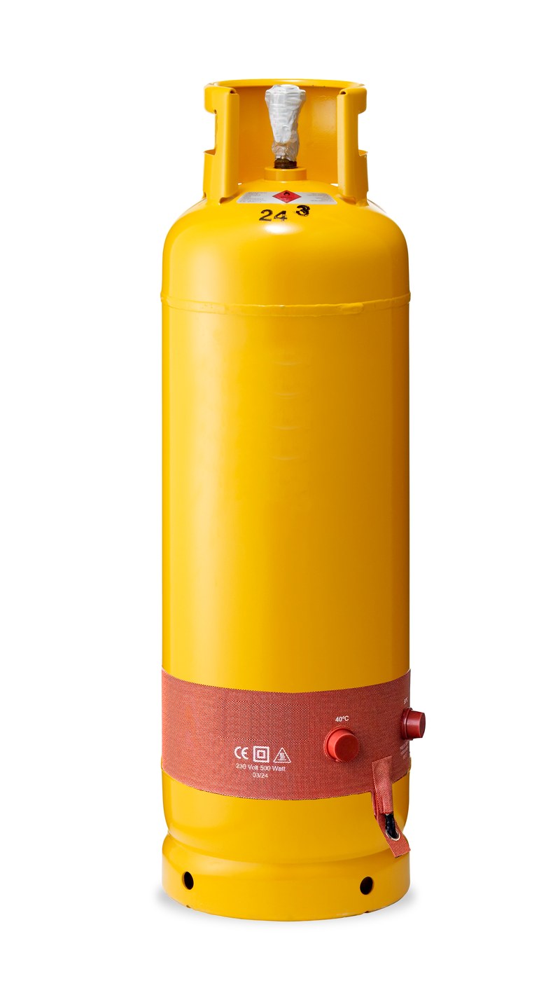 Silicone heating band for 22/33 kg LPG cylinders, 500 W