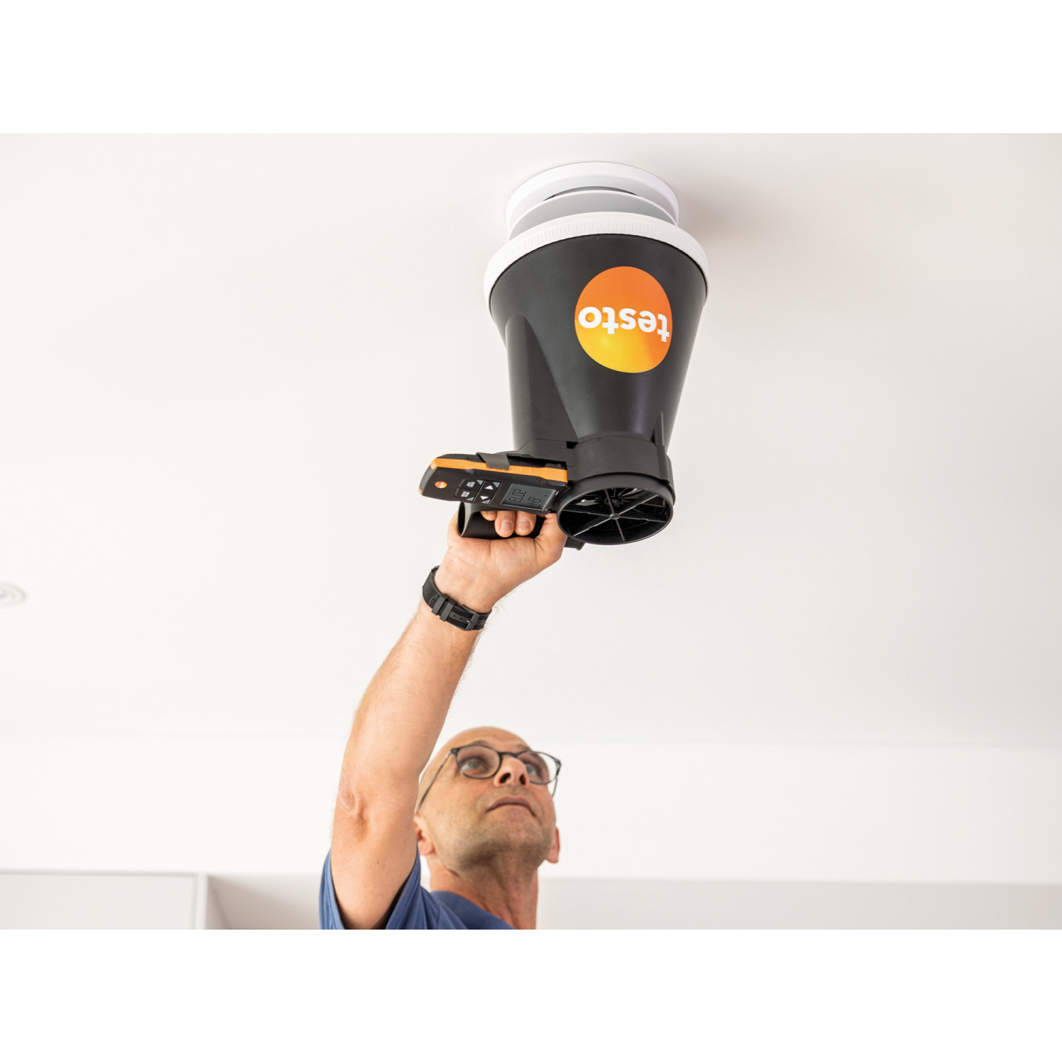 Flügelrad-Anemometer testo 417 Set 1 mit Messtrichtern