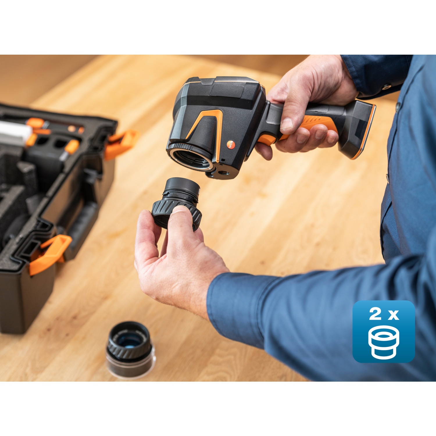 Wärmebildkamera testo 883-1 testo 883-1 Set mit 30° und 12° Objektiven Zubehör