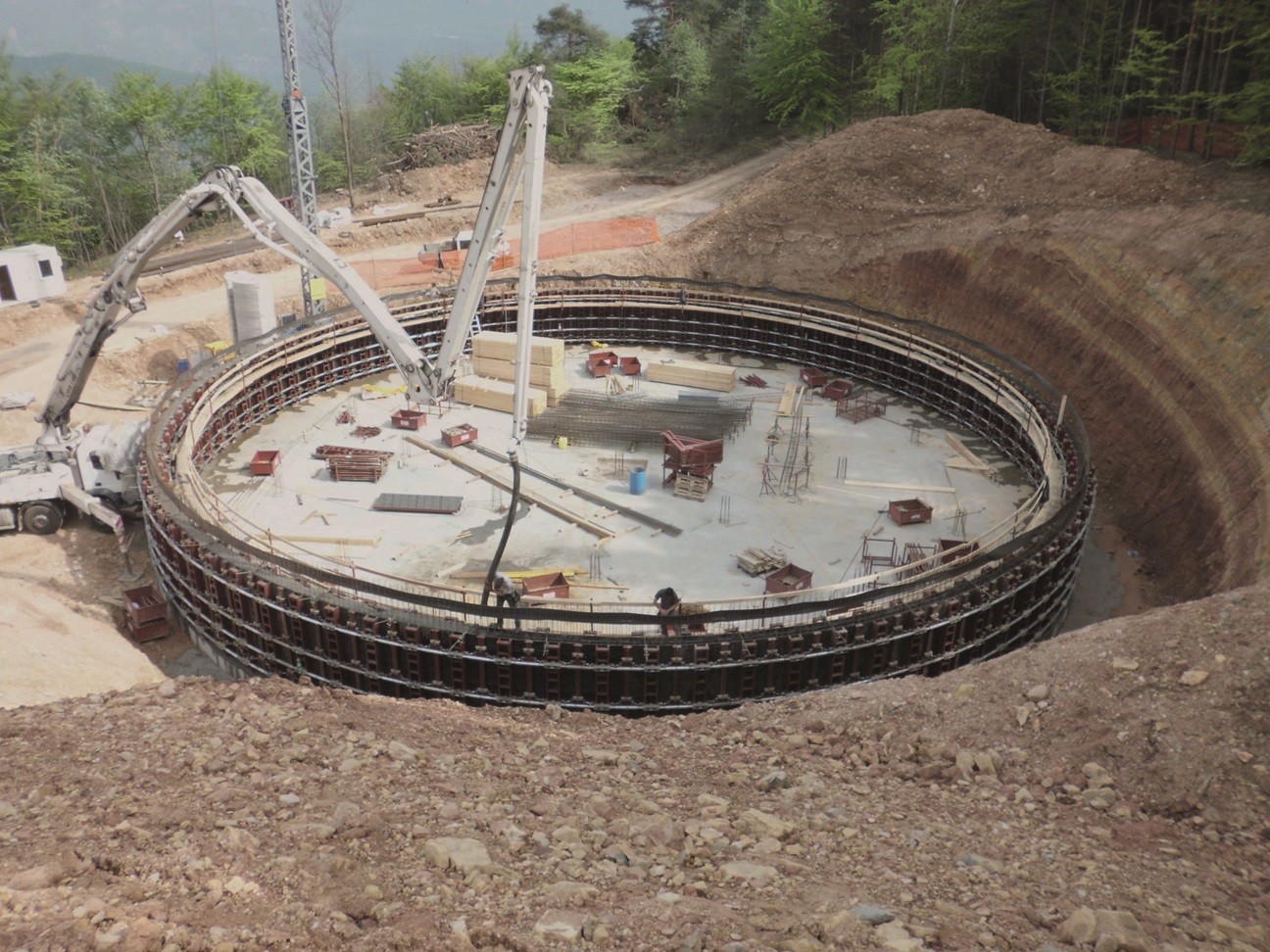 Circular Formwork for Concrete