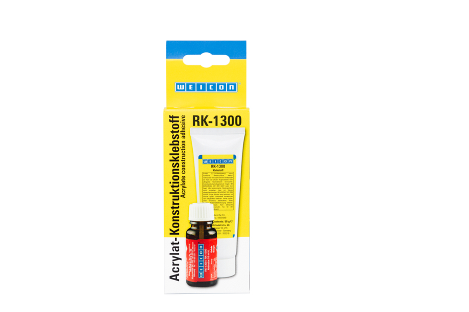 WEICON RK-1300 Konstruktions- Klebstoff + Aktivator 60 g Tube