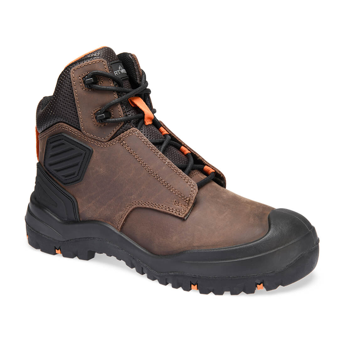 Stahl Leder Stiefelette S3 SC HRO HI CI LG SR – Sicherheitsschuh S3 SC HRO HI CI LG SR | Portwest FT30