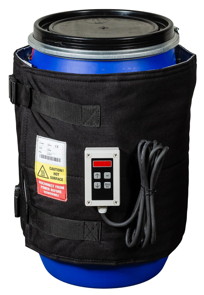 Drum heater – drum heating jacket for 10 to 220 l with digital controller up to 90 °C – view 3