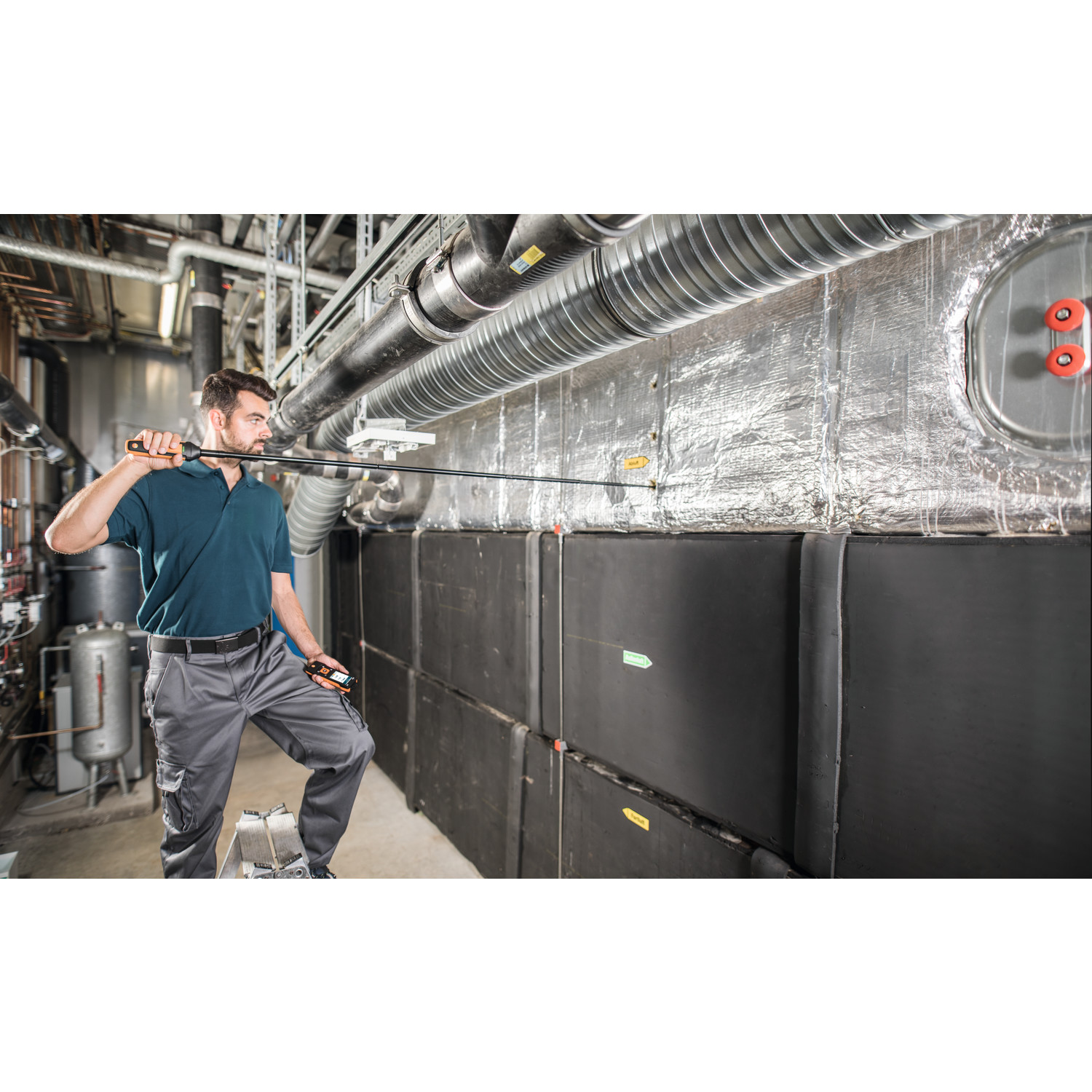 Klimamessgerät testo 440 delta P Strömungs-KombiSet 1 mit Bluetooth®