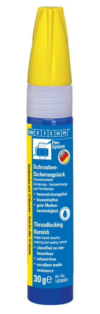 WEICON Schrauben-Sicherungs- lack 30 g, gelb