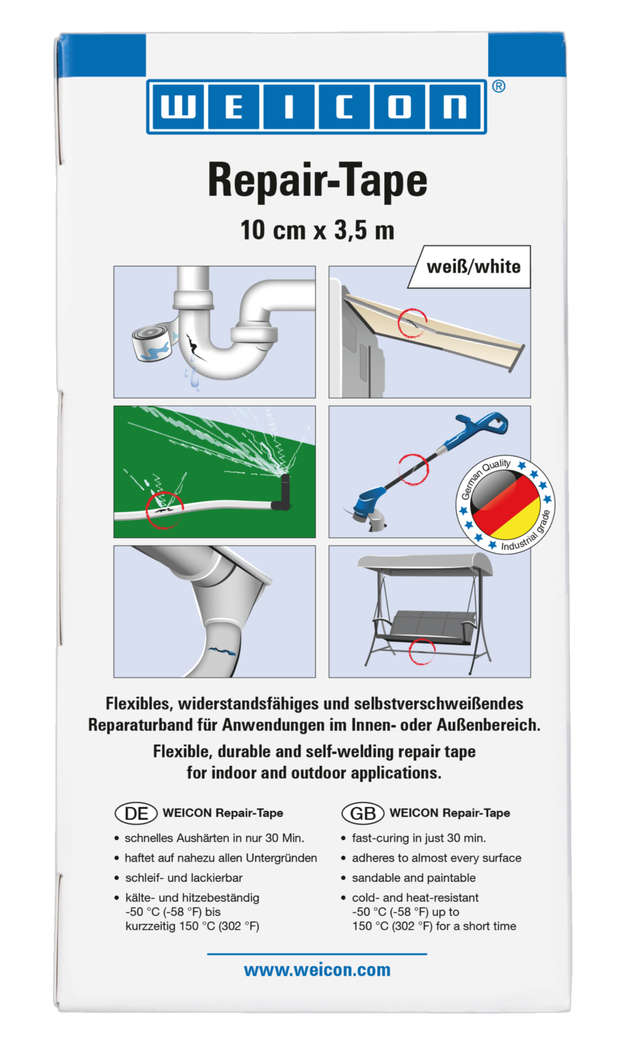 WEICON Repair-Tape weiß 10 cm x 3,5 m