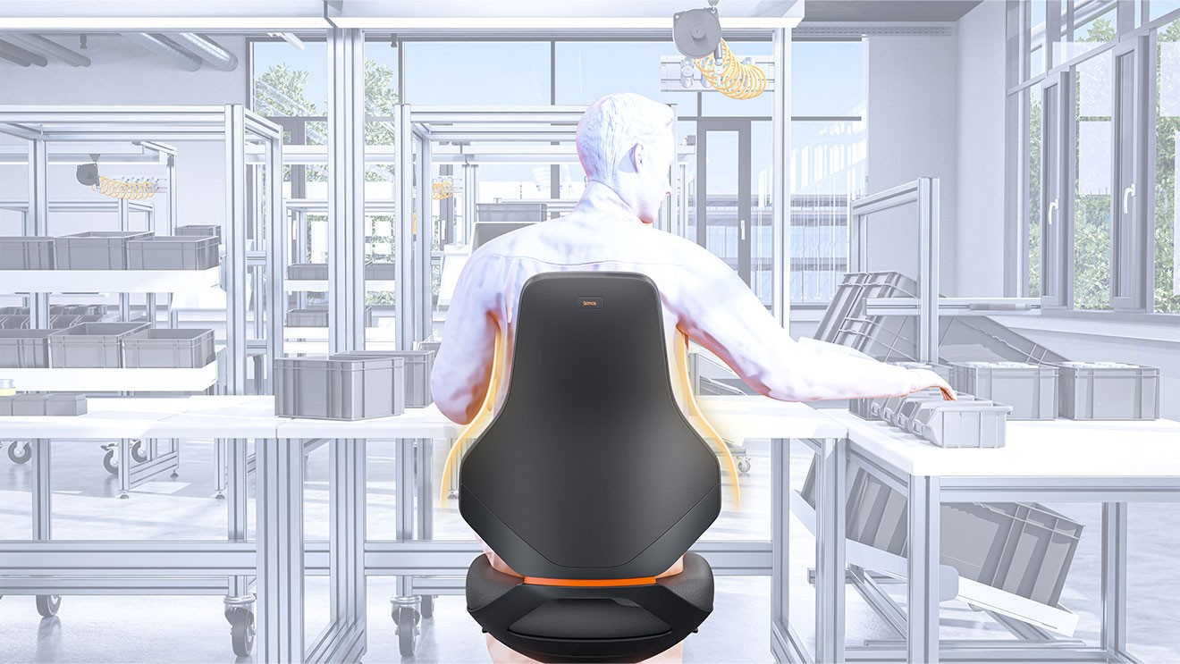 Arbeitsstuhl ergonomisch