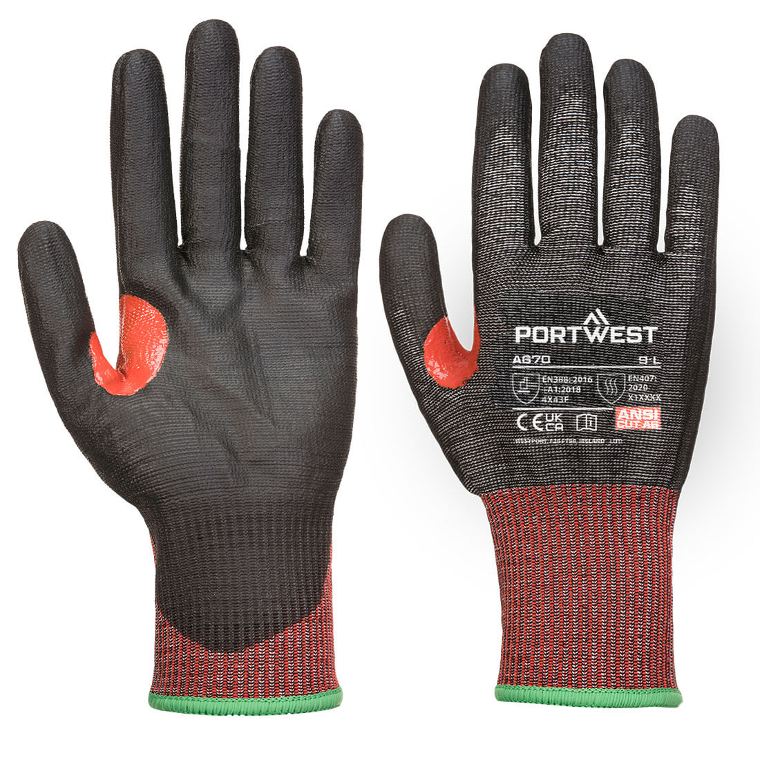 CS Cut F13 PU – Schnittschutz F nach EN 388 | Portwest A670