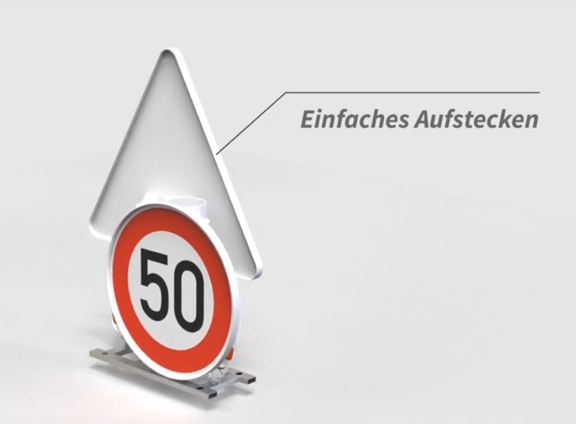 Modulaariset liikennemerkit kiinnitettäviksi
