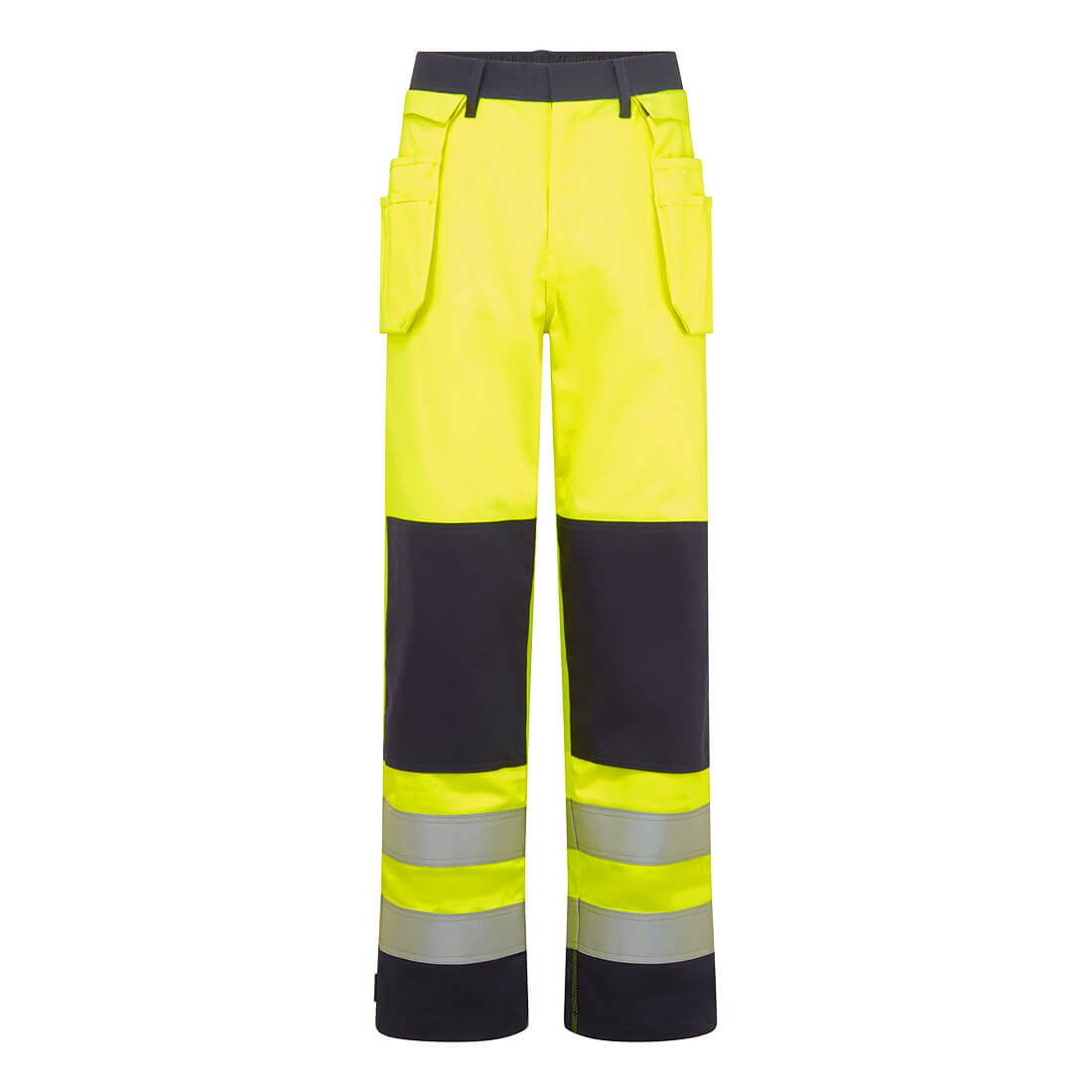 Bizflame Work Hi-Vis Kontrast FR Bundhose mit Holstertaschen – Störlichtbogenschutz ELIM 13 cal/cm² | Portwest FR440