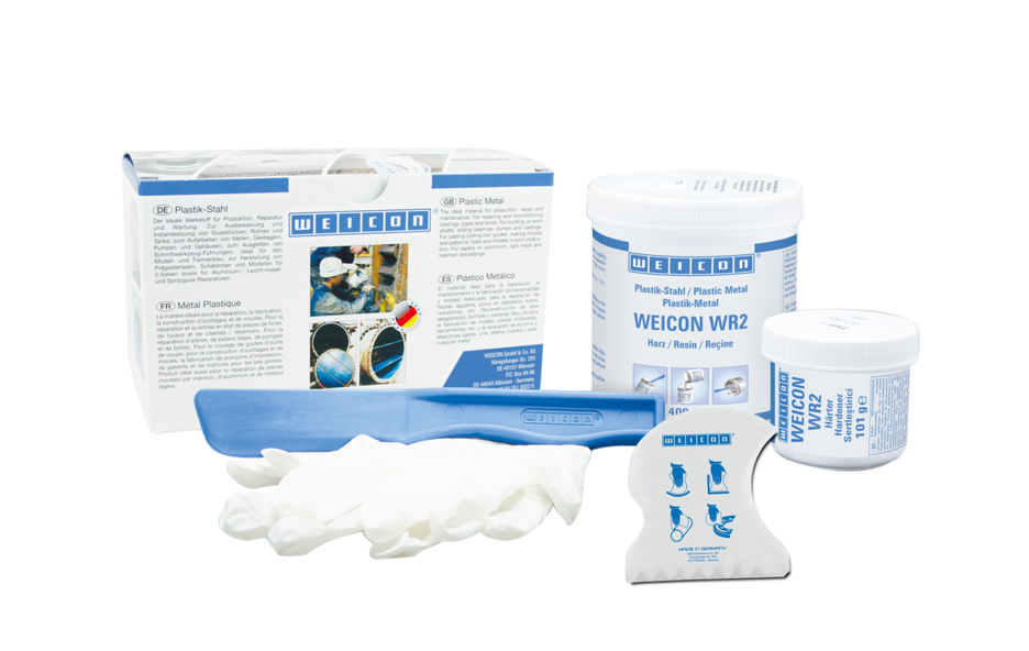 WEICON Plastik-Stahl WR2 0.5 kg