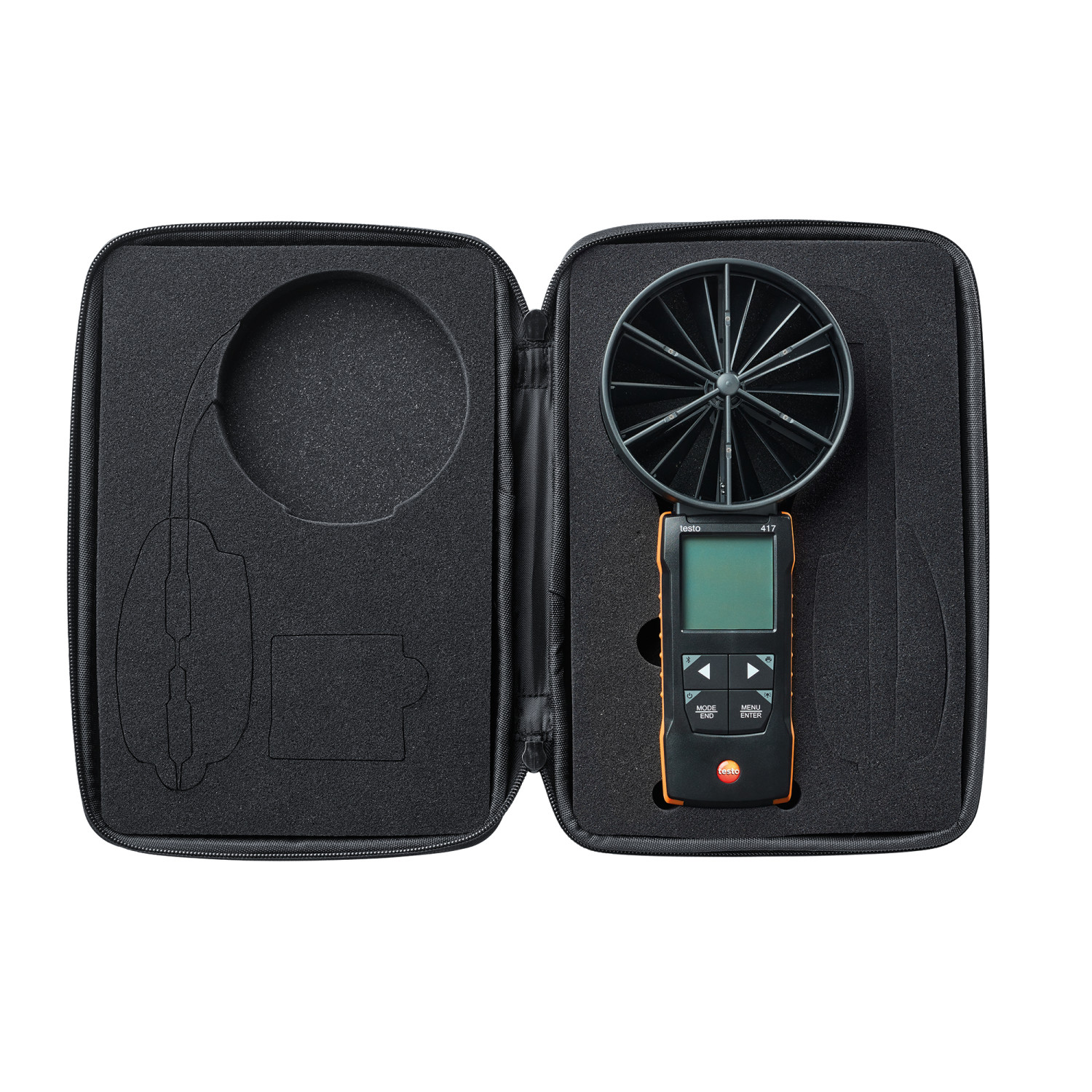 Flügelrad-Anemometer testo 417 Set 1 mit Messtrichtern