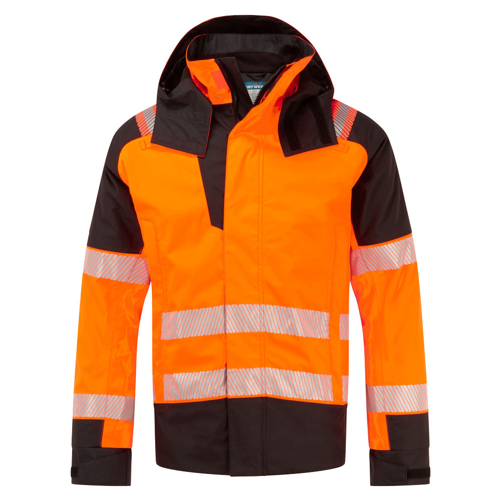 PW3 Modaflame Rain+ Hi-Vis Multi-Norm FR Winterjacke – Störlichtbogenschutz APC 2 | Portwest FR606