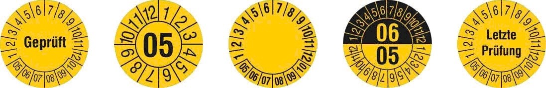Custom Printed Inspection Labels