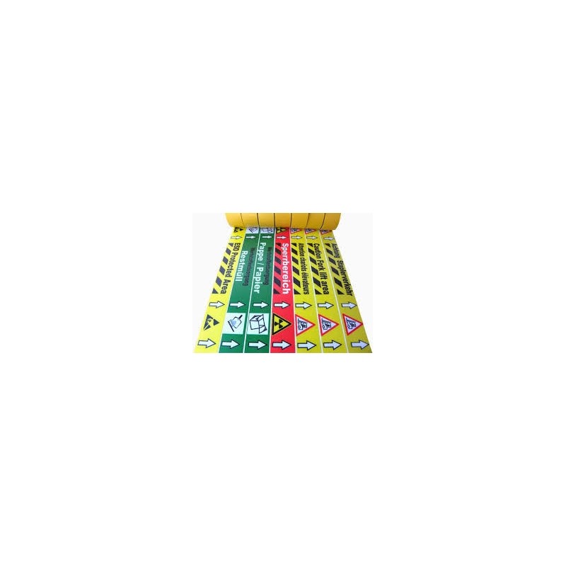 DD-5125 Printed Floor Marking Tape