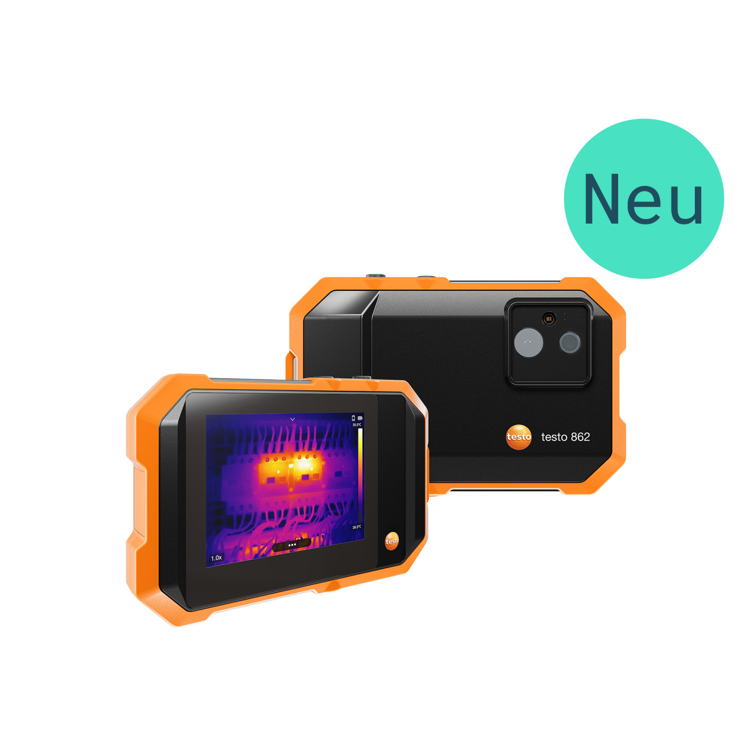 Wärmebildkamera im Taschenformat (160 x 120 Pixel) testo 862-1