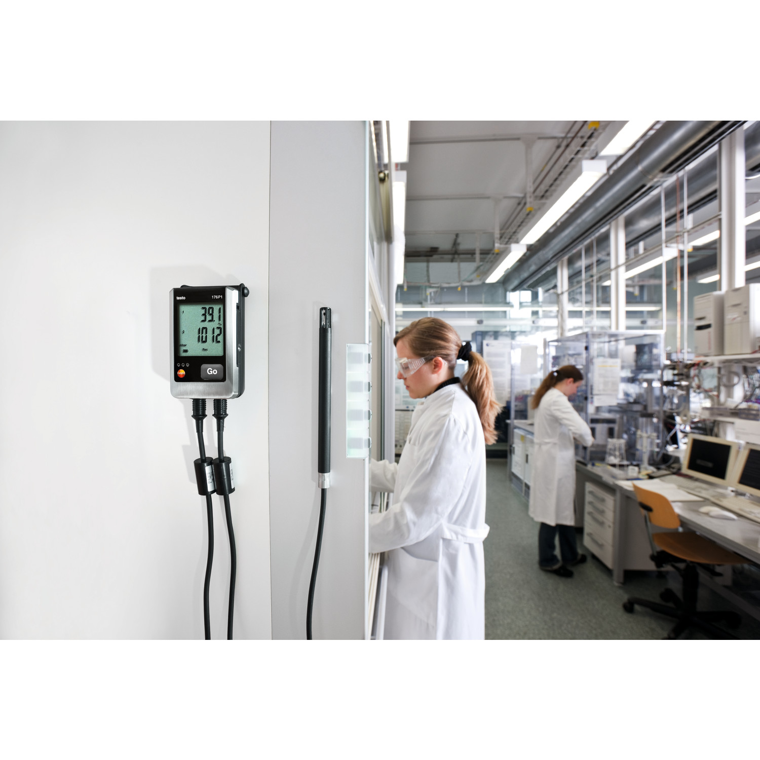 Datenlogger Druck, Temperatur und Feuchte testo 176 P1