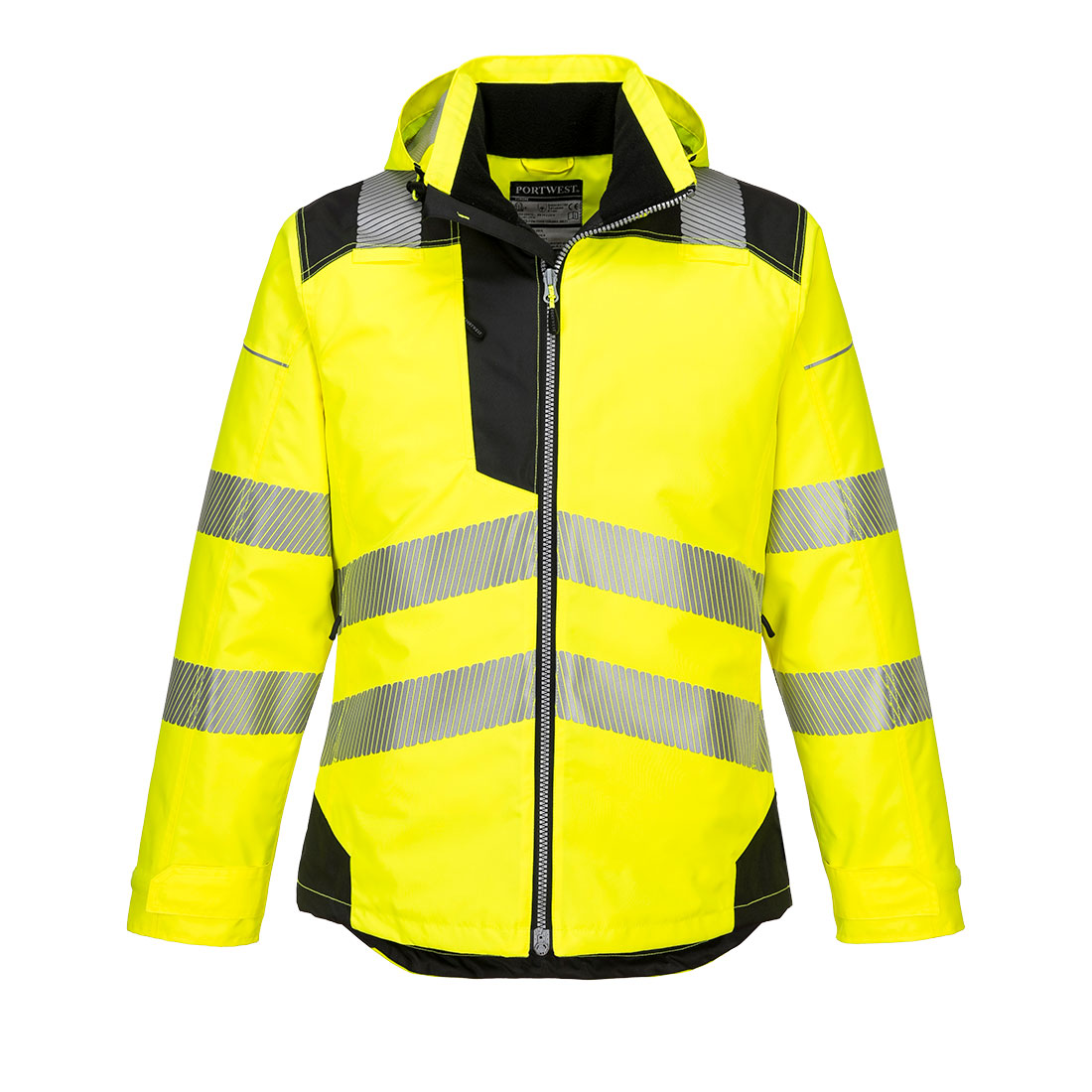 PW3 Hi-Vis Winter Jacke – Warnschutz Klasse 3 mit Kälteschutz EN 342 | Portwest T400