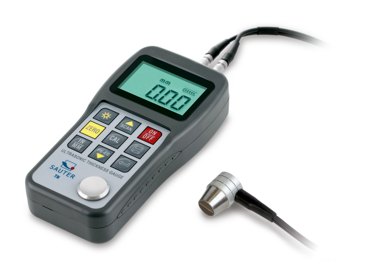 Ultraschall-Wanddickenmessgerät SAUTER TN – bis 300 mm, Scanmodus