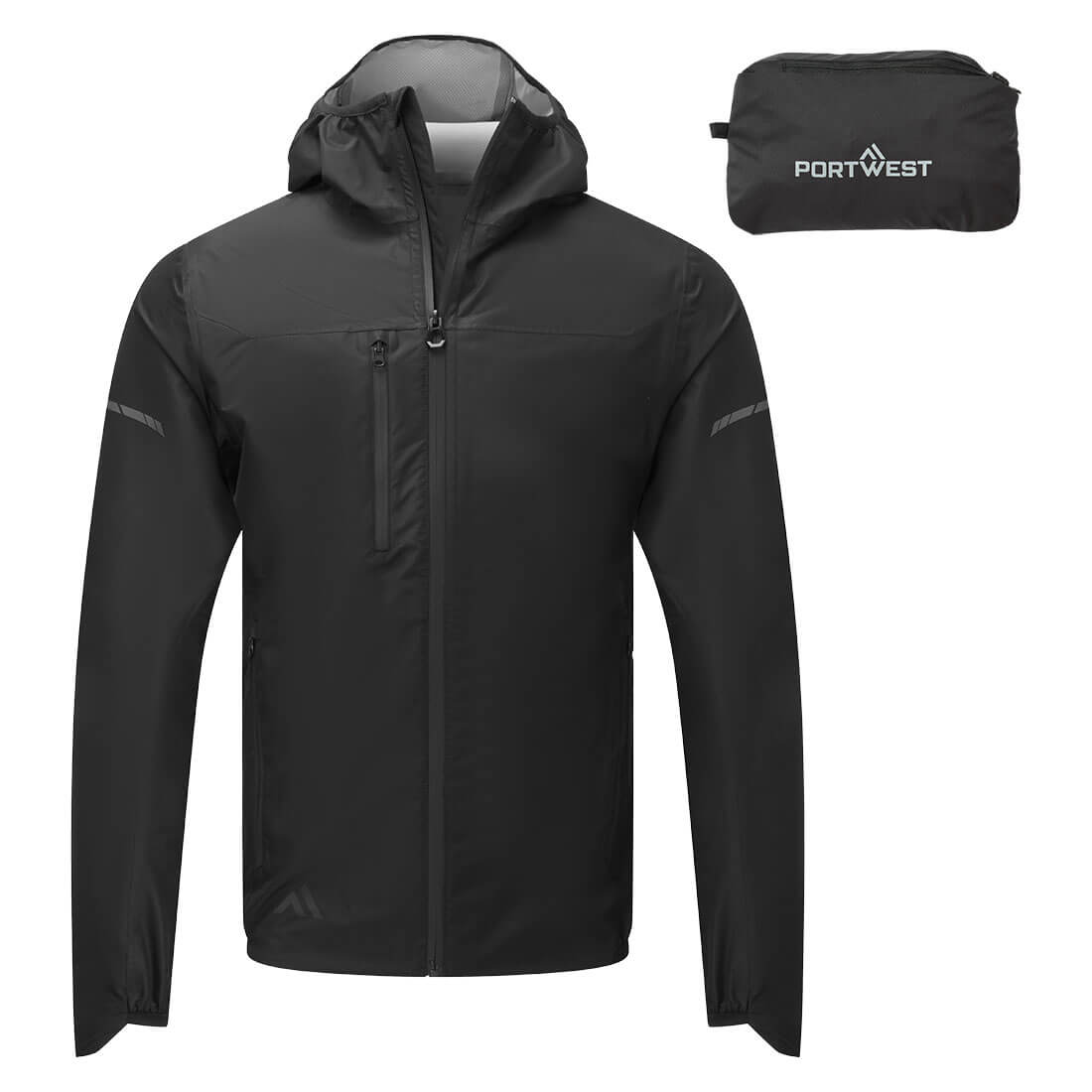 EV4 Packbare wasserdichte Jacke – Wetterschutz EN 343 Klasse 4:4 | Portwest EV466
