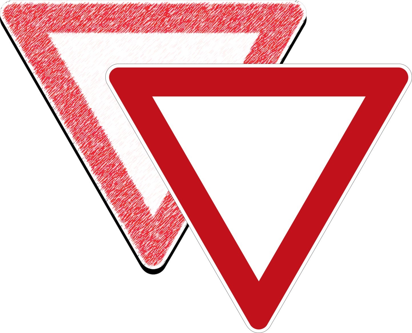 Austausch von Verkehrsschilder