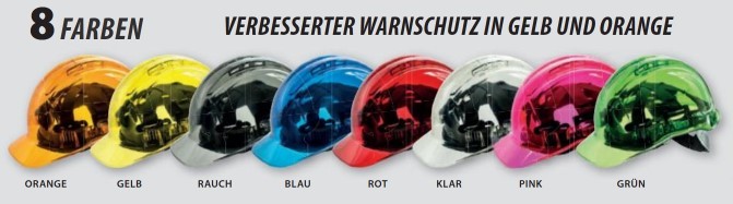 Schutzhelm durchsichtig