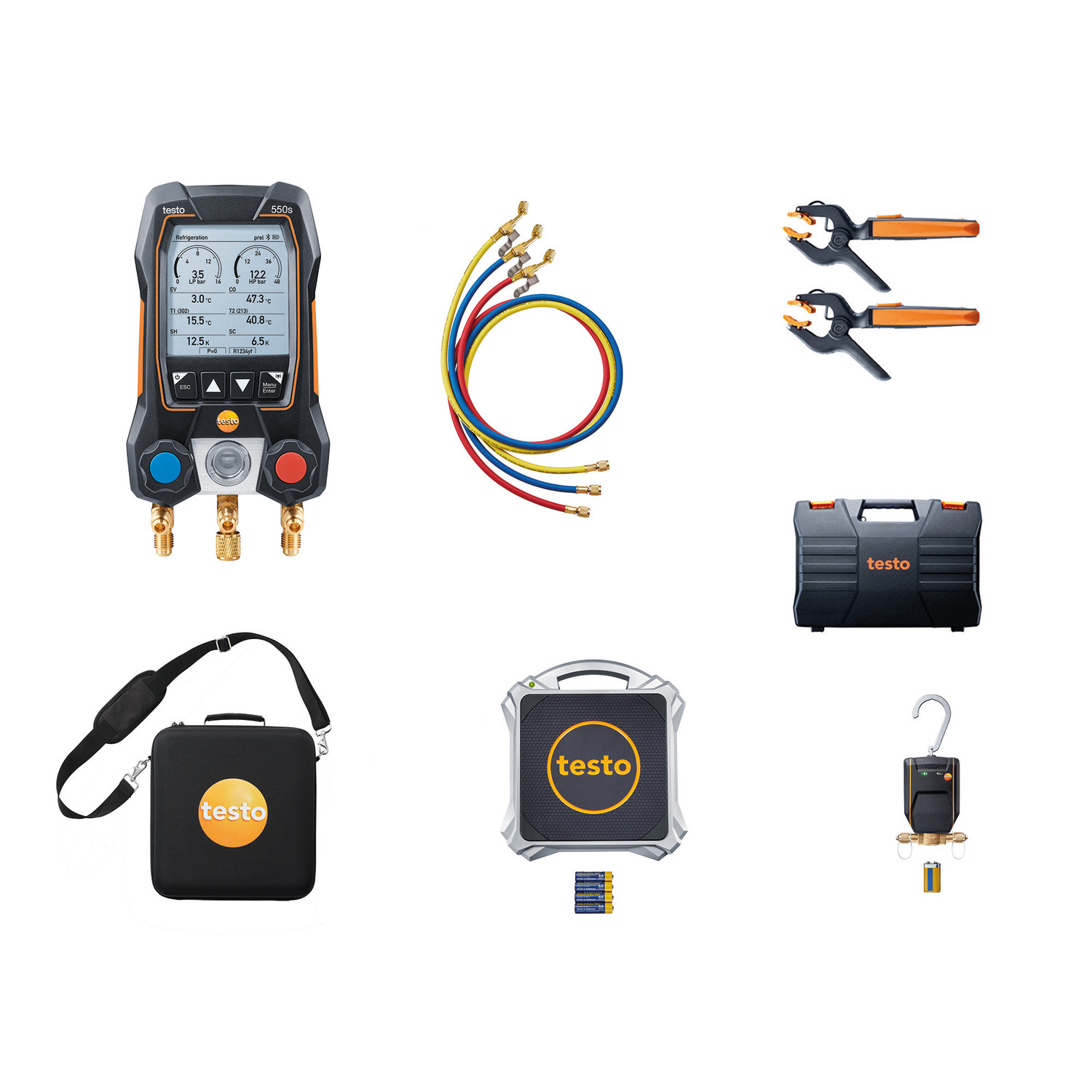 Digitale Monteurhilfe testo 550s - Wärmepumpen Einsteiger Set – Wärmepumpen-Set S