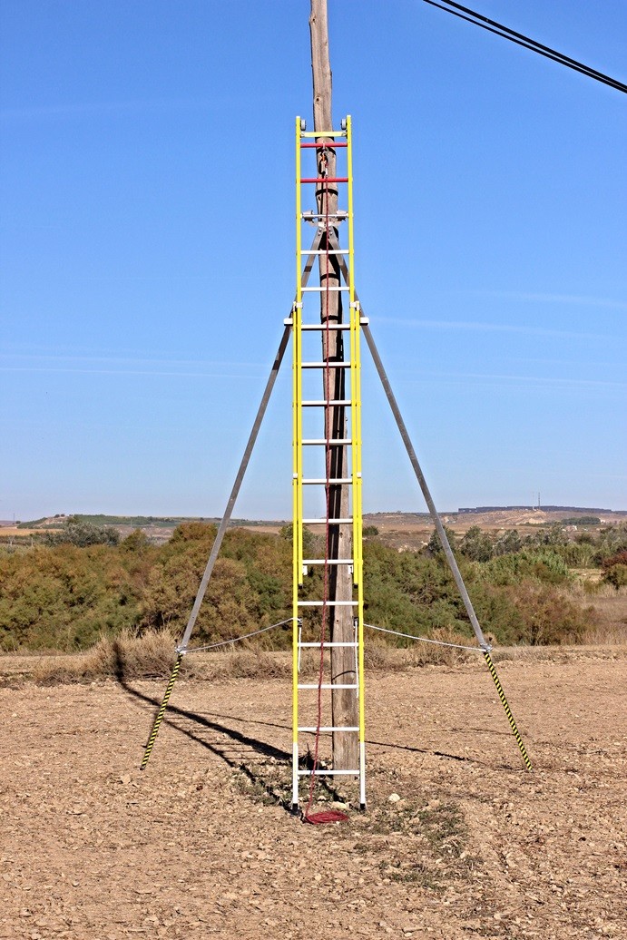 Leiter für Holzmaste