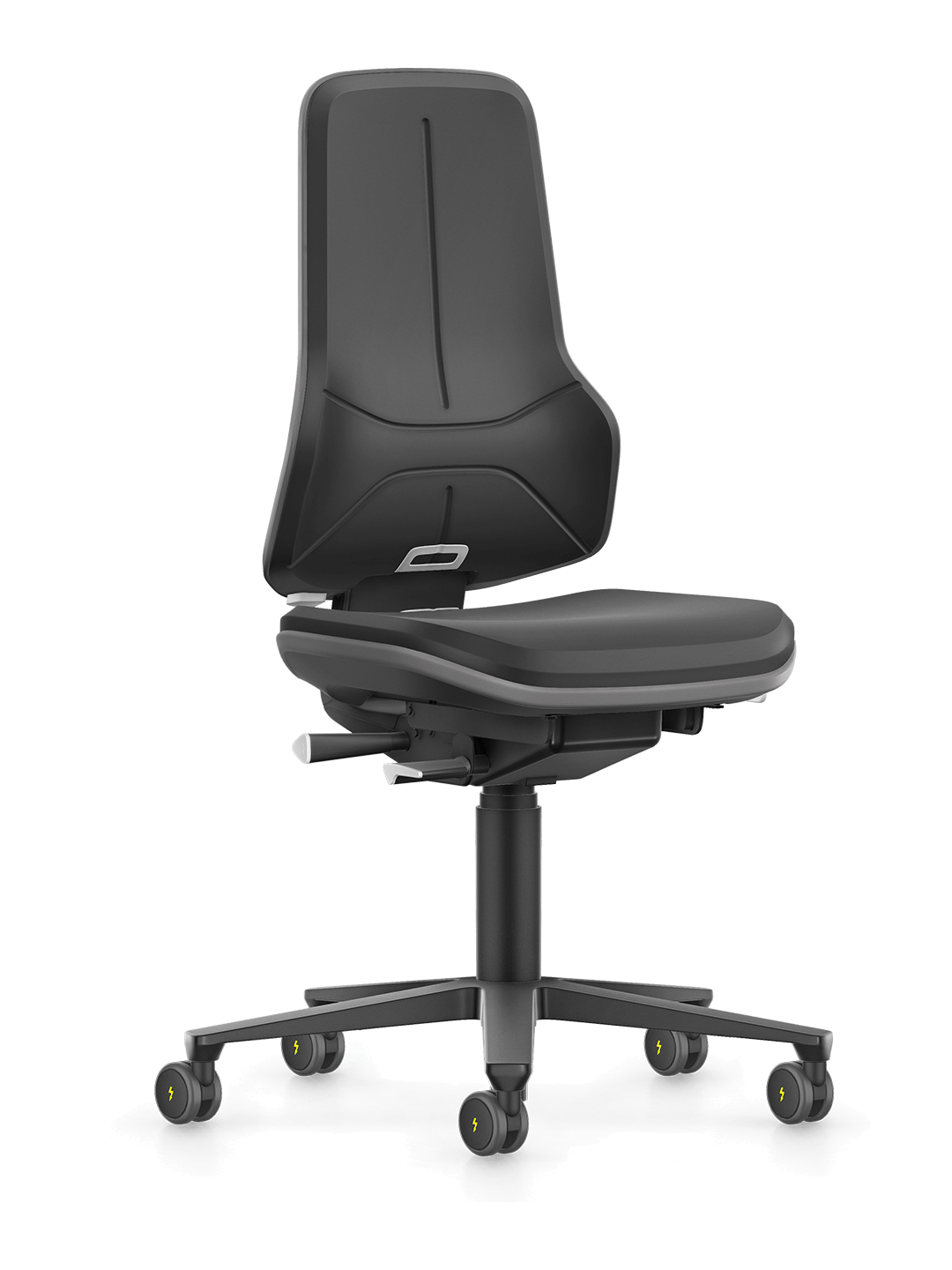 BIMOS ESD NEON XXL Arbeitsstuhl bis 180 kg – Ausführungsbeispiel