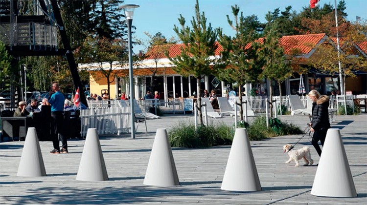 Kegel-Betonpoller