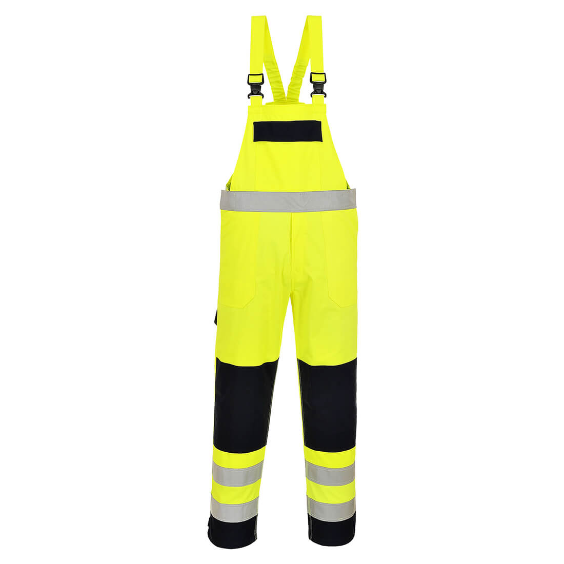 Bizflame Work Hi-Vis Multinorm Kontrast FR Latzhose – Störlichtbogenschutz ELIM 13 cal/cm² | Portwest FR63