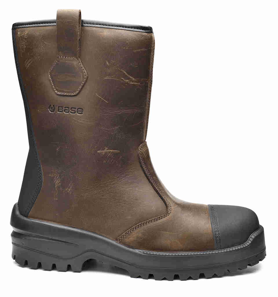 Sicherheits-Schlupfstiefel S3L mit Geländeprofil und HRO-Sohle