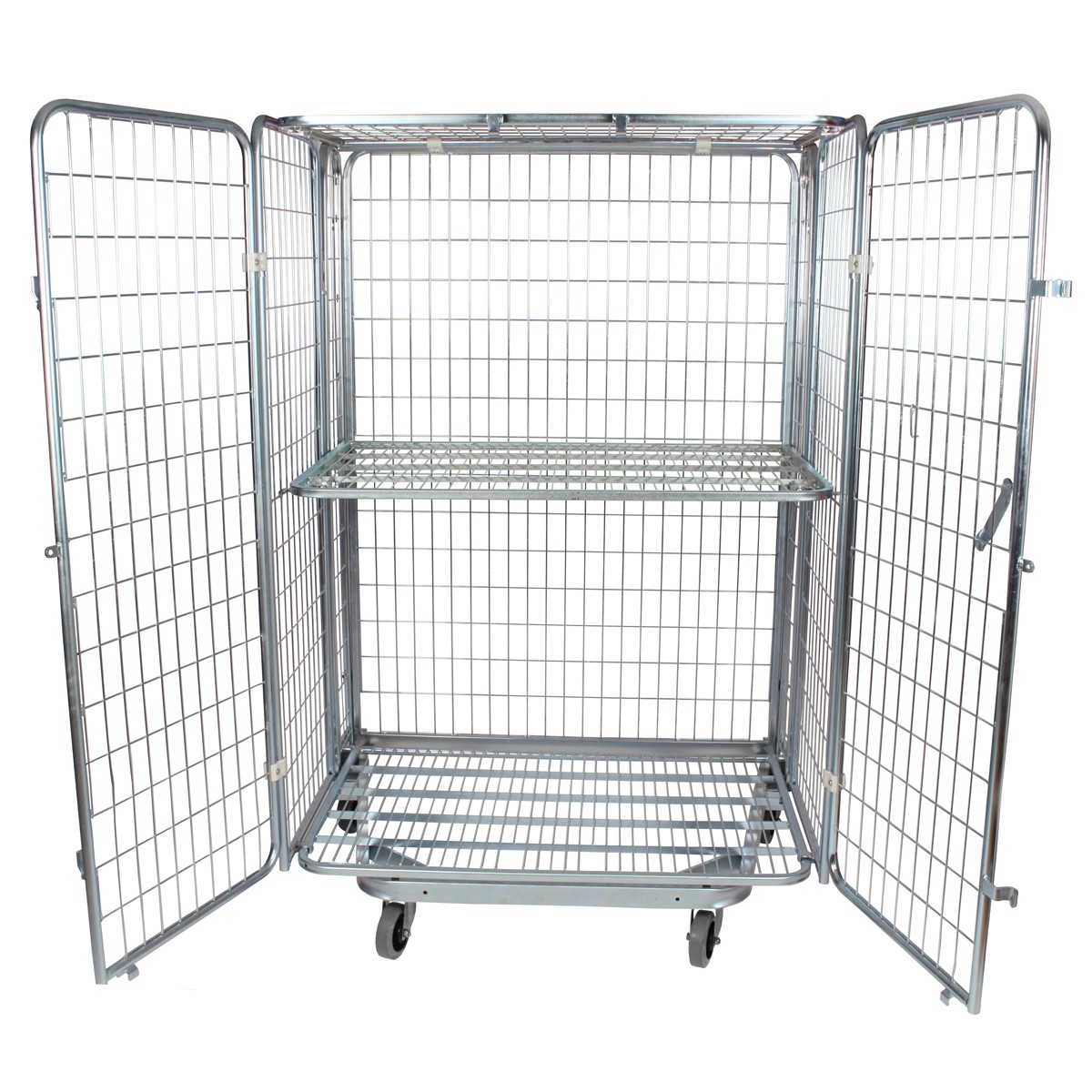 Nesting Roll Container with Theft Protection