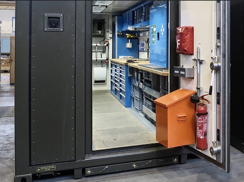 Werkstattcontainer, mobile Werkstatt