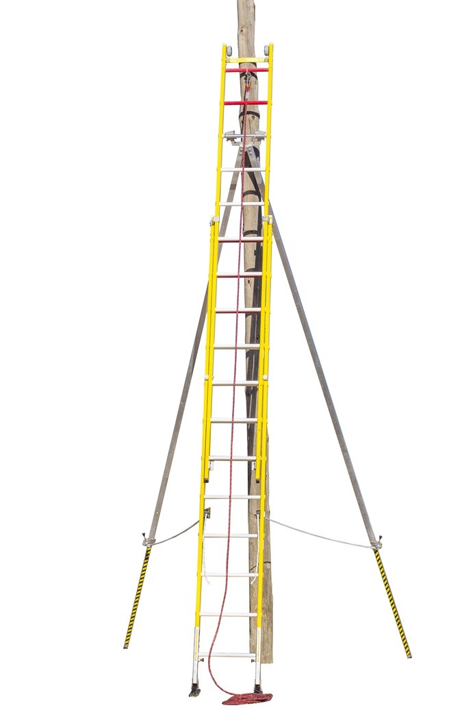 Leiter für Holzmaste