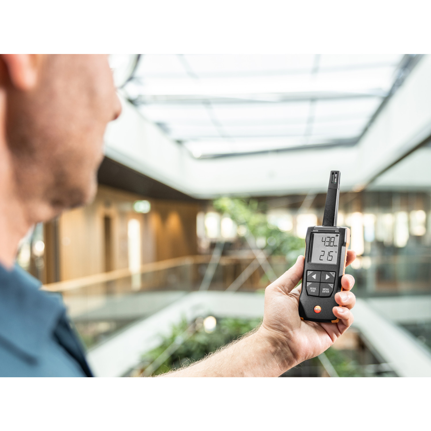 Digitales Thermohygrometer testo 625 mit App-Anbindung