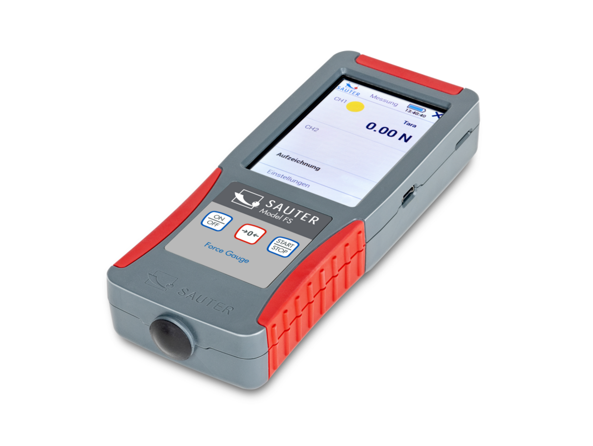 Premium-Kraftmessgerät SAUTER FS – Touchscreen, 2 oder 4 Messkanäle
