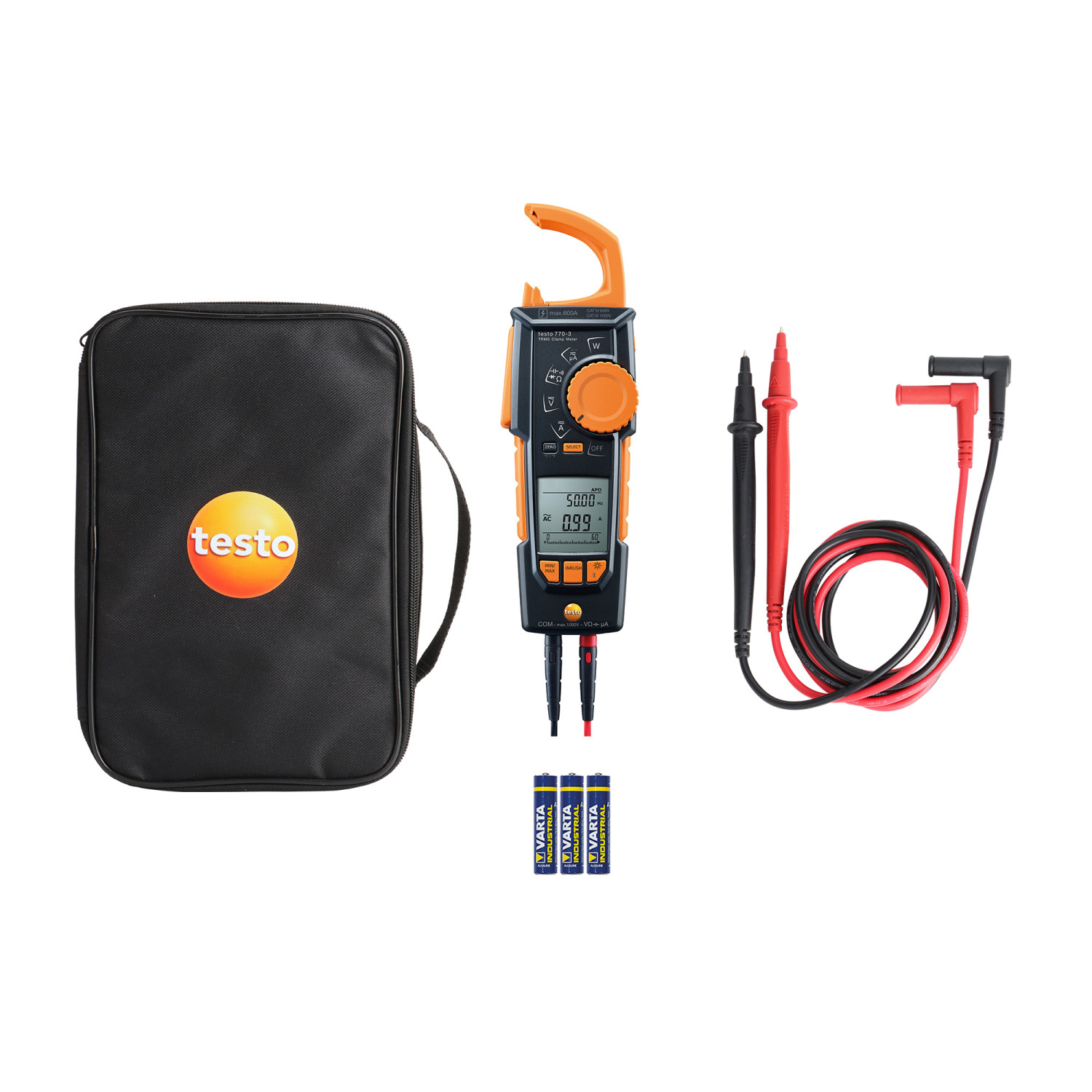 Stromzange testo 770-3 mit Bluetooth®