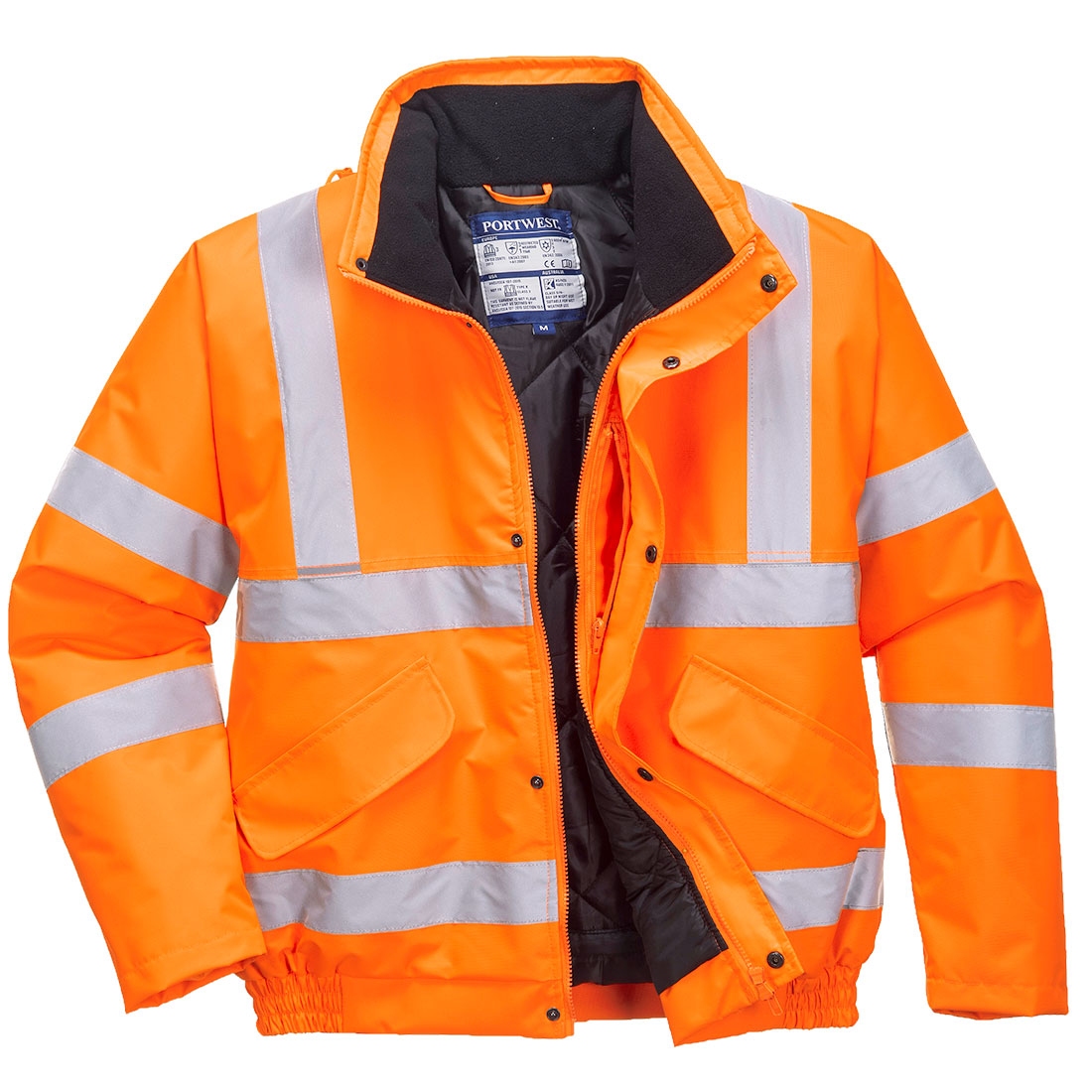 Hi-Vis Winter Pilotjacke – Warnschutz Klasse 3 mit Kälteschutz EN 342 | Portwest RT32