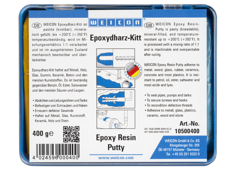 WEICON Epoxydharz-Kitt 400 g